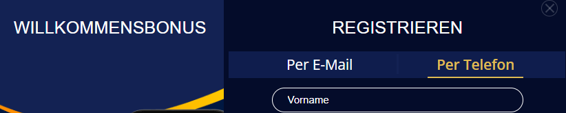 Registrierung im SpinBetter Casino 1 Registrierung im SpinBetter Casino 1