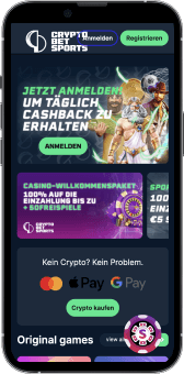 CryptoBetSports mobil