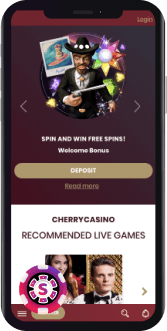 cherry casino mobil