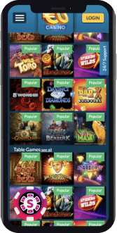 EUcasino mobil