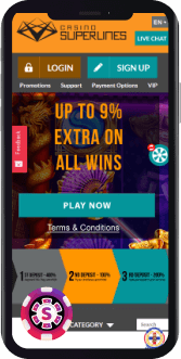 superlines casino mobil