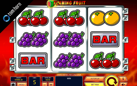 flaming-fruit-tom-horn-gaming-spielautomaten-logo flaming fruit spielautomat - tom horn gaming